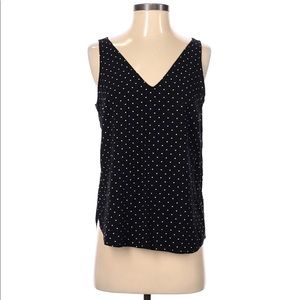 Polka Dot Sleeveless Blouse